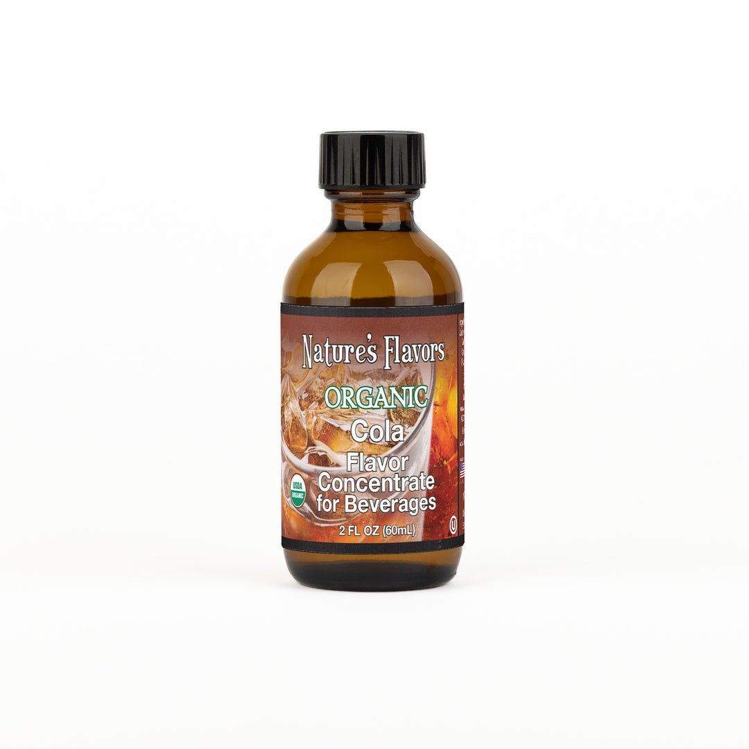 Cola Flavor Concentrate for Beverages, Organic 2oz