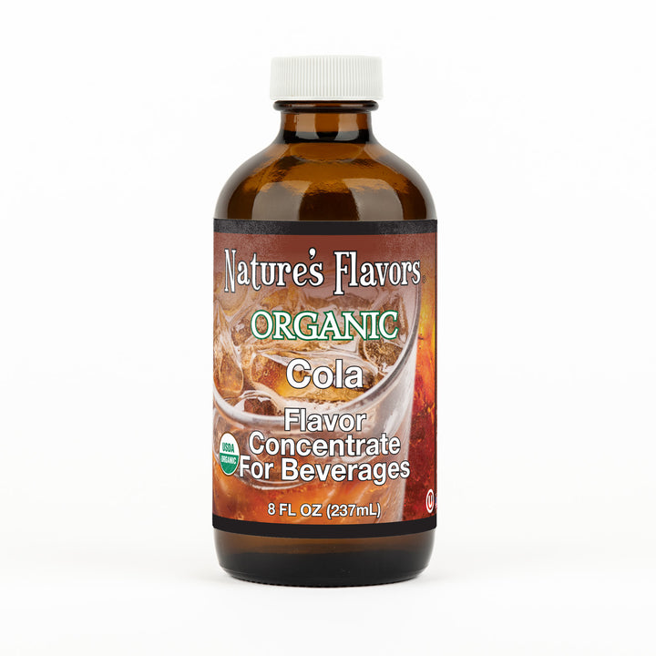 Cola Flavor Concentrate for Beverages, Organic 8oz