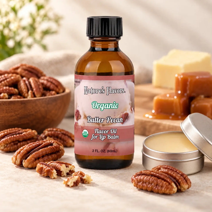 Organic Butter Pecan Flavor Oil for Lip Balm