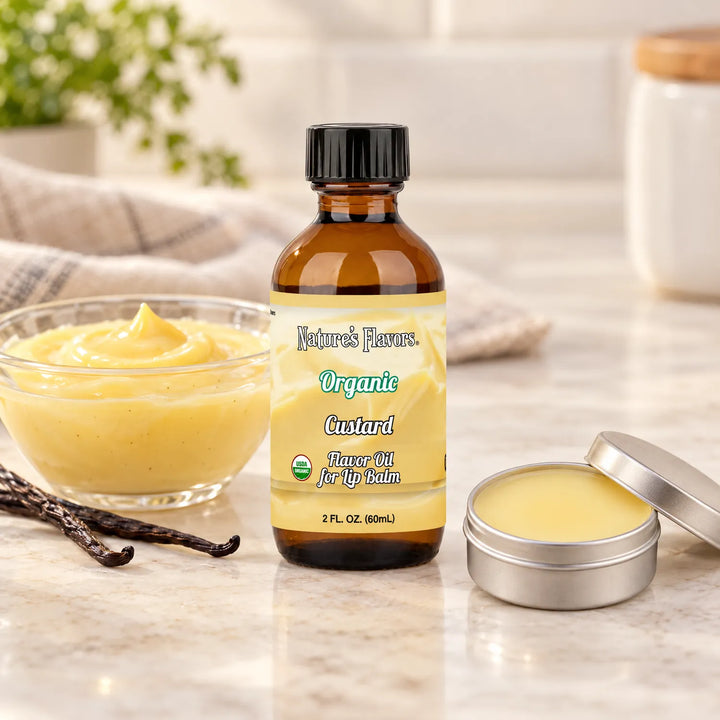 Organic Custard Flavor Oil for Lip Balm