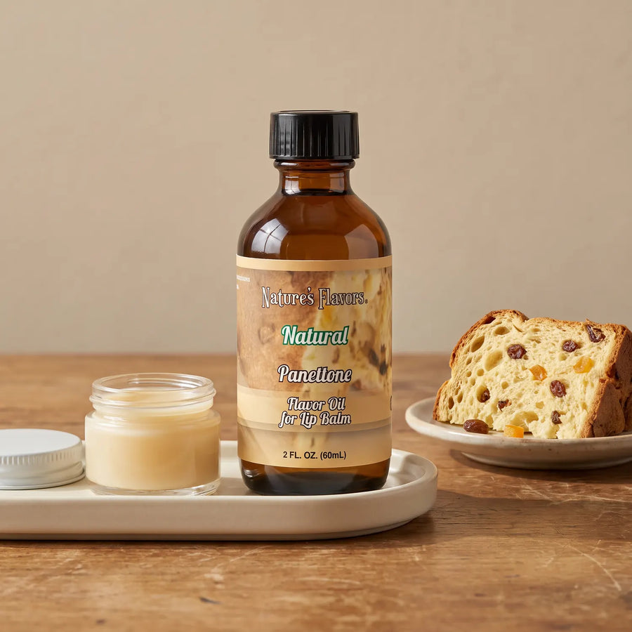 Nature’s Flavors Panettone Flavor Oil for Lip Balm, 2 oz.