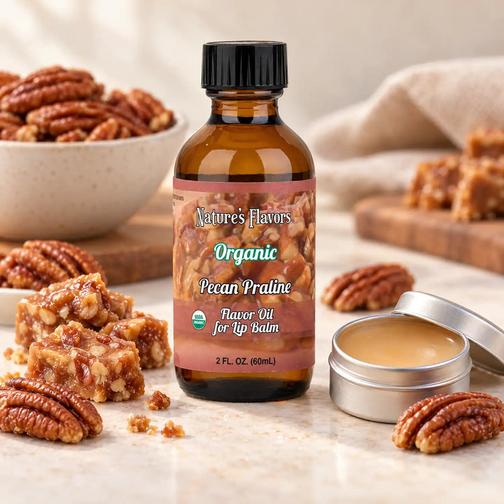 Organic Pecan Praline Flavor Oil for Lip Balm