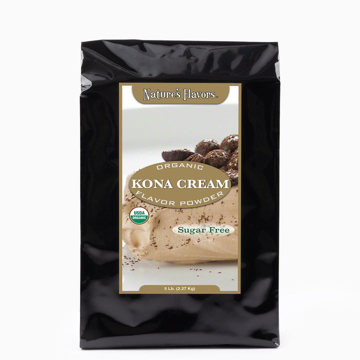 Kona Cream Flavor Powder (Sugar-Free), Organic