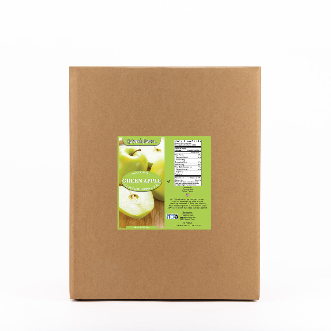 Green Apple Flavor Powder, Natural