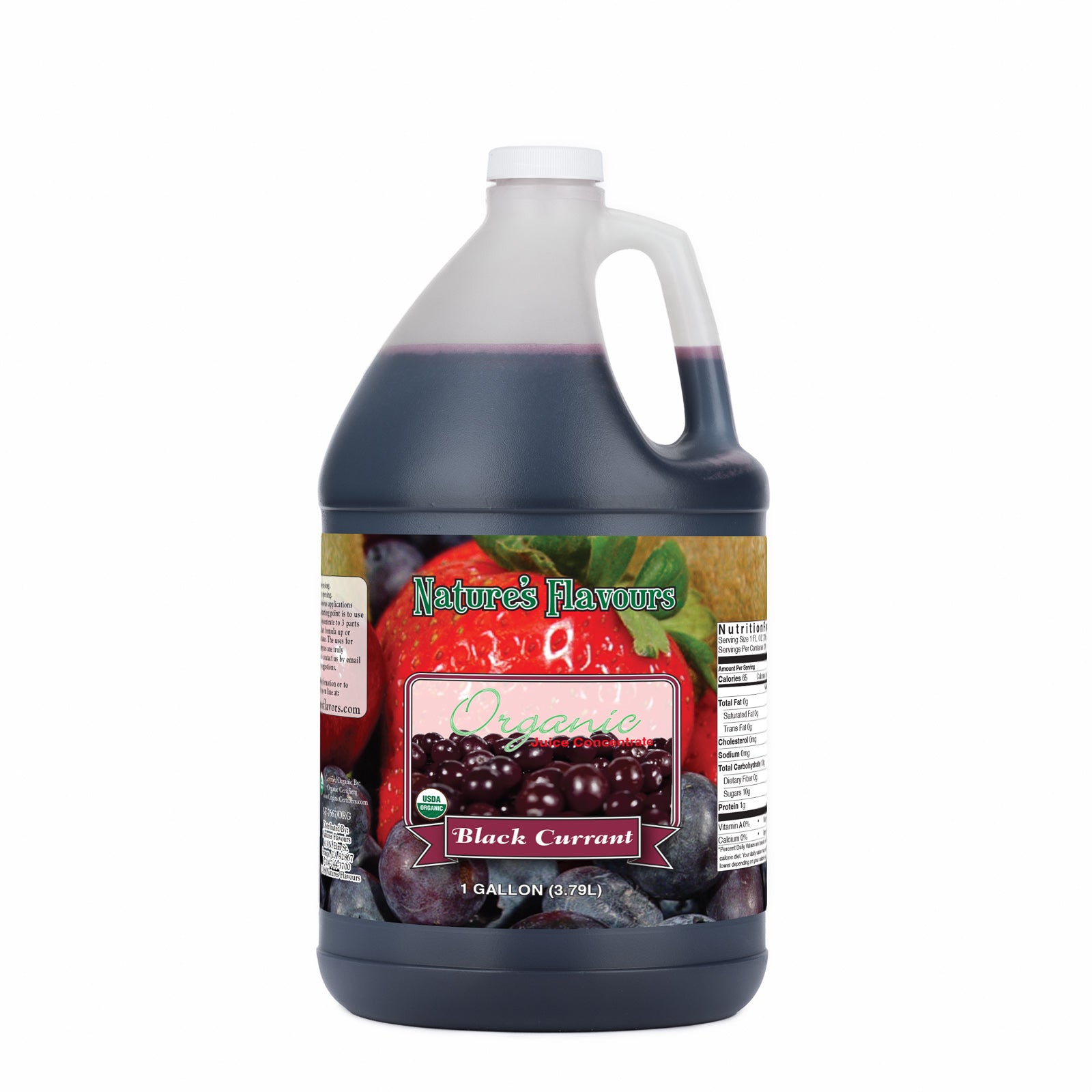 1 gal. | Organic Black Currant Juice Concentrate | Nature's Flavors 1 gal. | Organic Black Currant Juice Concentrate | Nature's Flavors