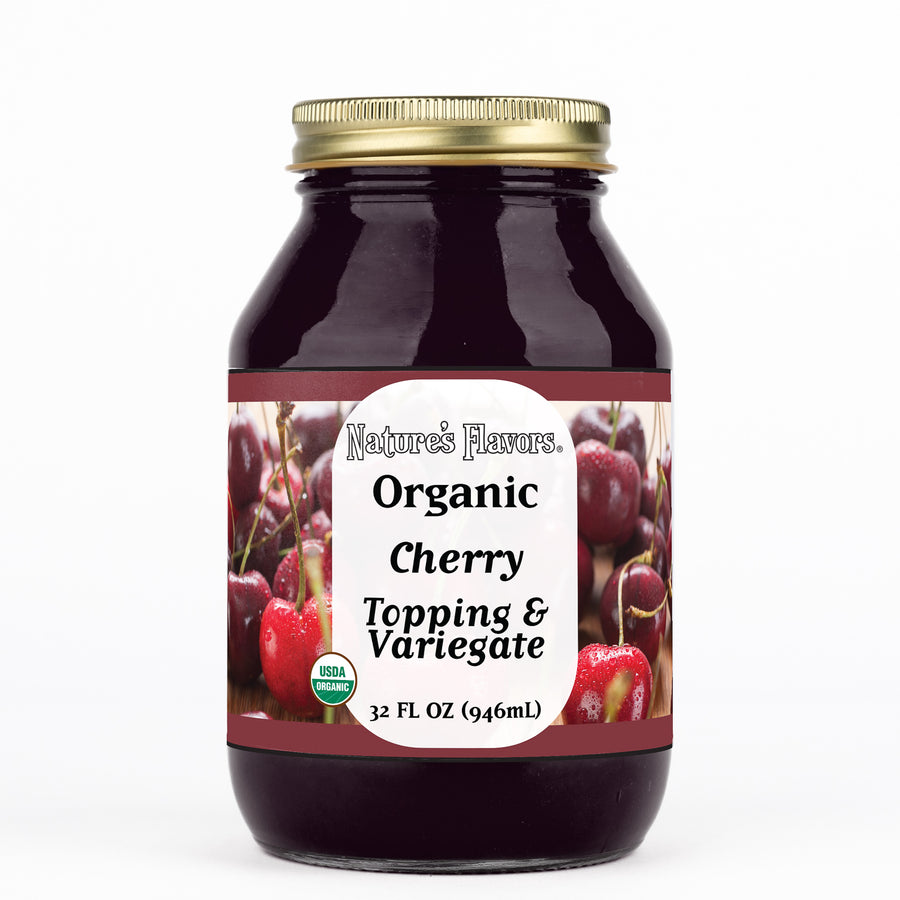 Organic Cherry Topping and Variegate
