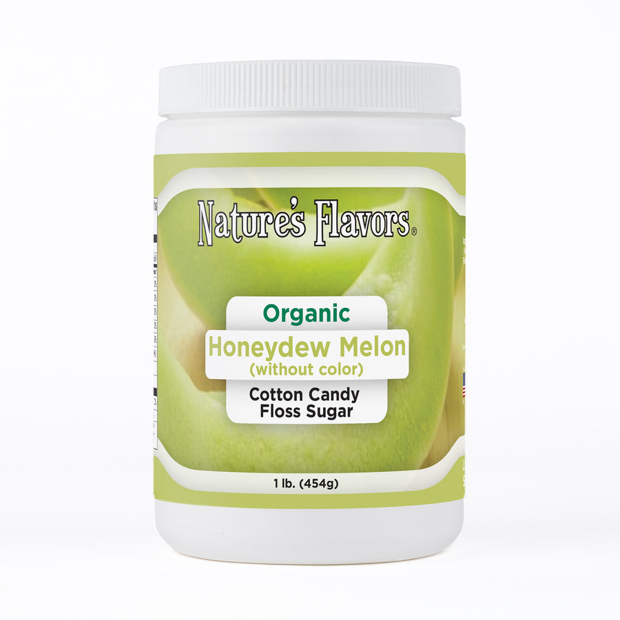Honeydew Melon Cotton Candy Floss Sugar (Without Color), Organic
