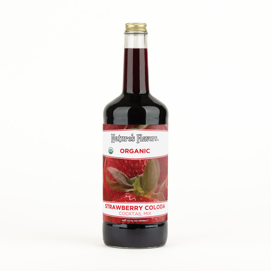 Organic Strawberry Colada Cocktail Mix Syrup