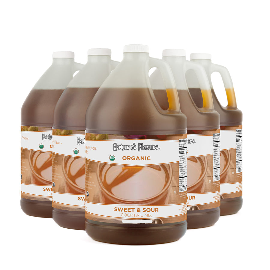 Organic Sweet and Sour Margarita Cocktail Mix Syrup