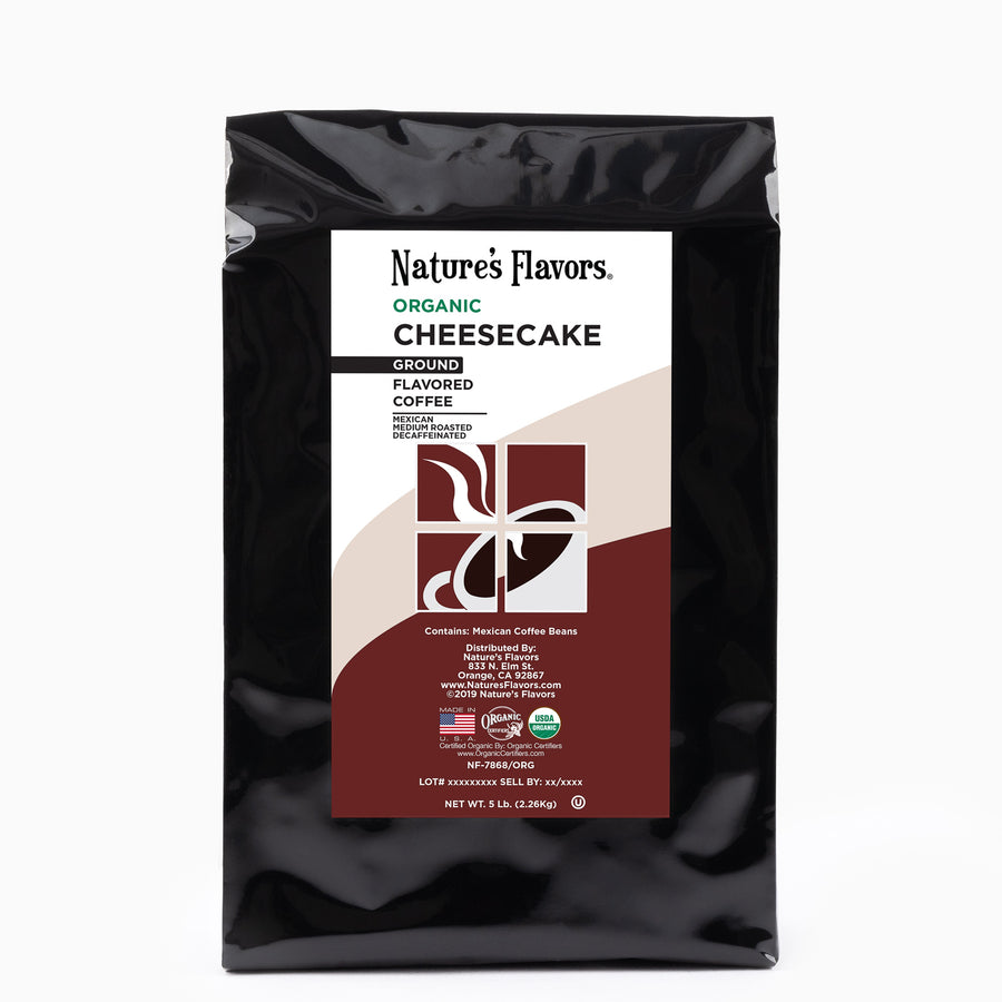 Organic Decaf Cheesecake Flavored Coffee Beans