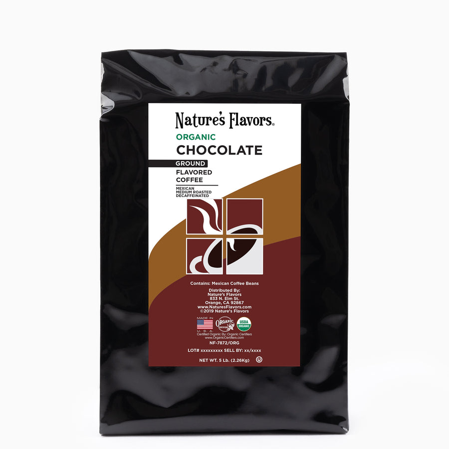 Organic Decaf Chocolate Flavored Coffee Beans