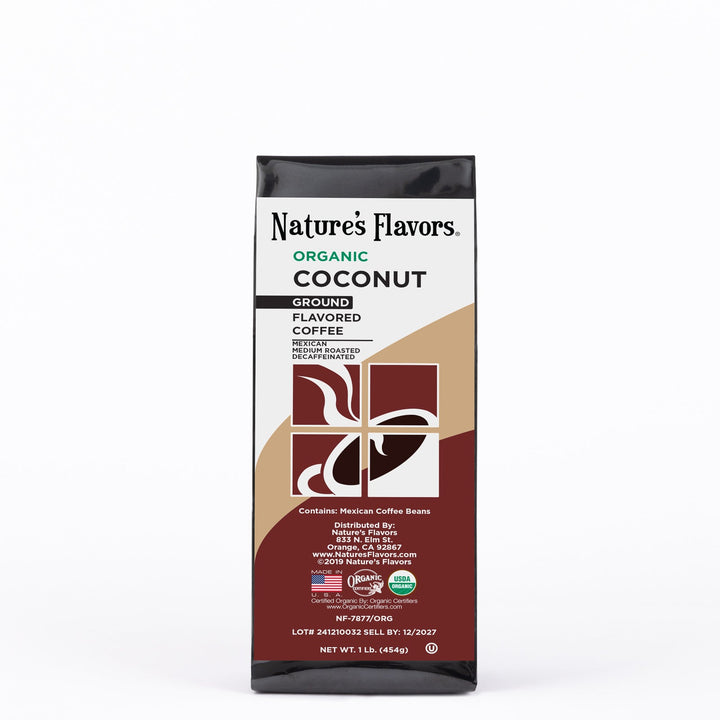 Organic Decaf Coconut Flavored Coffee Beans