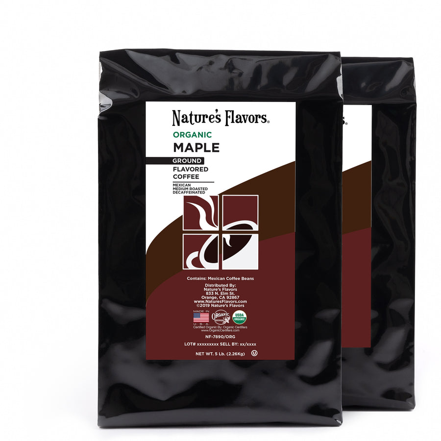 Organic Decaf Maple Flavored Coffee Beans