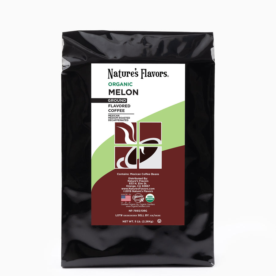 Organic Decaf Melon Flavored Coffee Beans