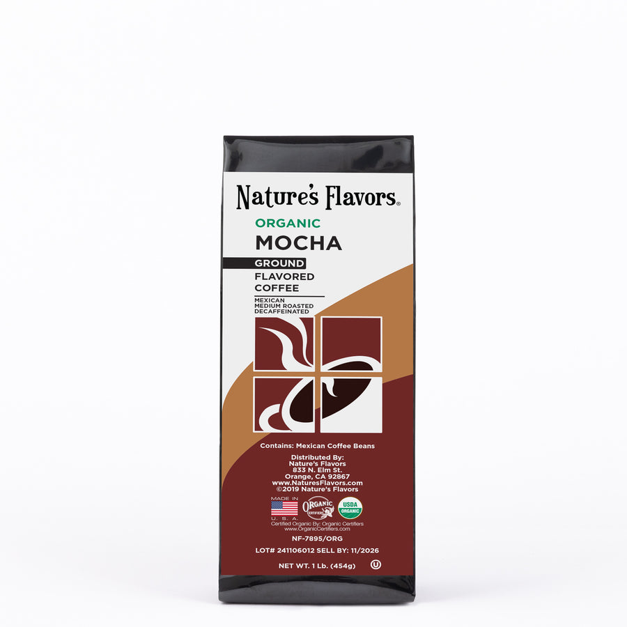 Organic Decaf Mocha Flavored Coffee Beans