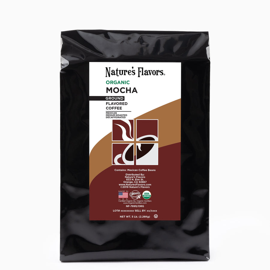 Organic Decaf Mocha Flavored Coffee Beans