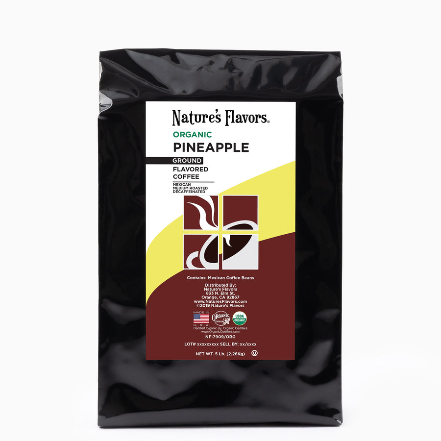 Organic Decaf Pineapple Flavored Coffee Beans