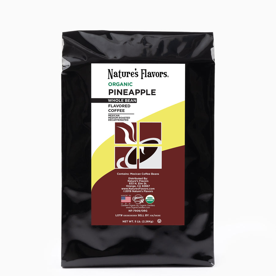 Organic Decaf Pineapple Flavored Coffee Beans