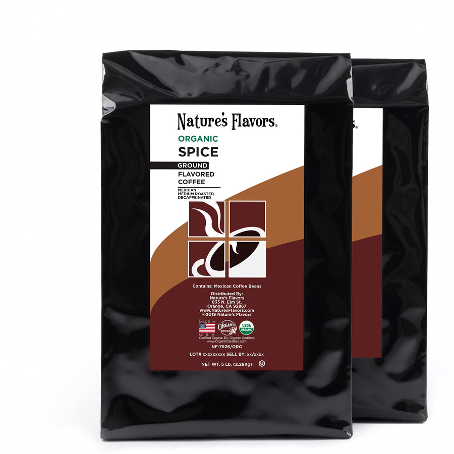 Organic Decaf Spice Flavored Coffee Beans