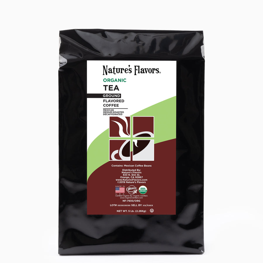 Organic Decaf Tea Flavored Coffee Beans