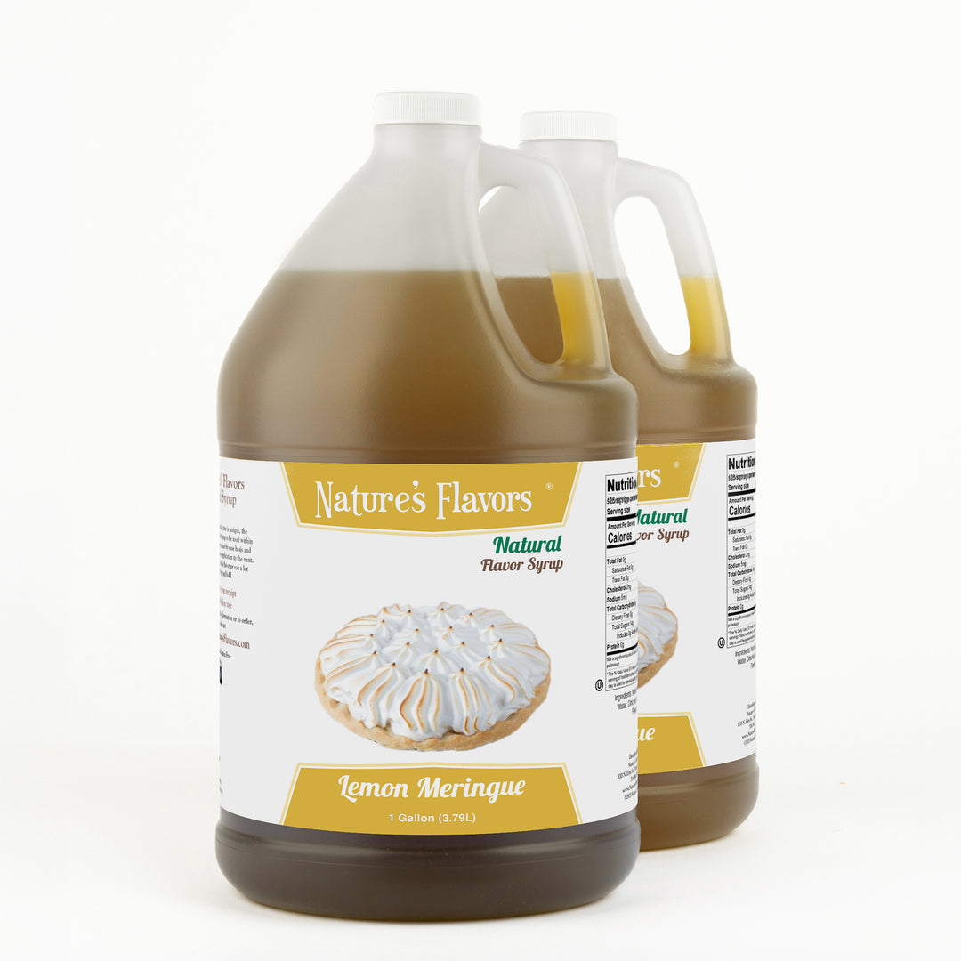 Lemon Meringue Syrup, Natural