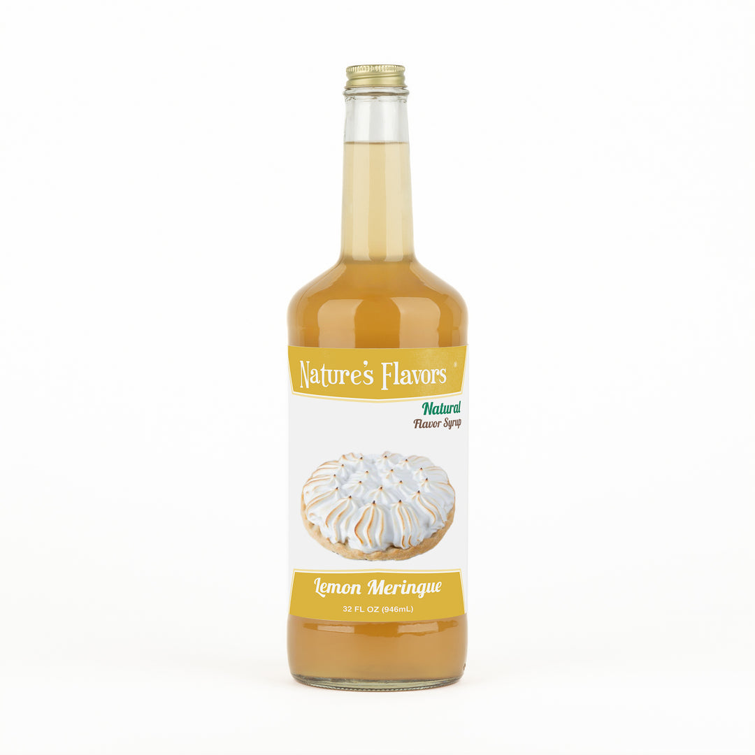 Lemon Meringue Syrup, Natural