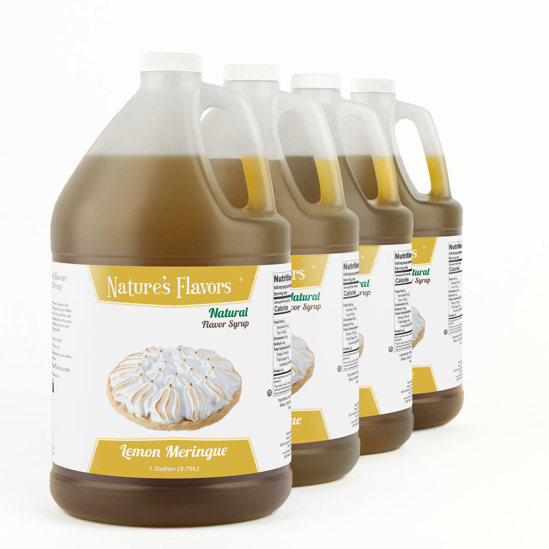 Lemon Meringue Syrup, Natural