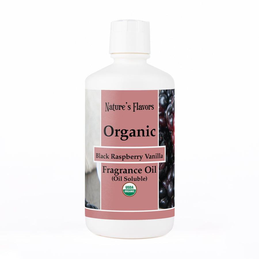 Black Raspberry Vanilla Fragrance Oil (Oil Soluble), Organic
