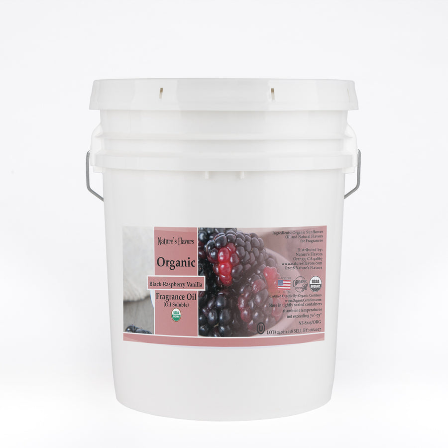 Black Raspberry Vanilla Fragrance Oil (Oil Soluble), Organic