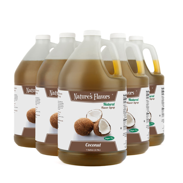 5 gallon coconut syrup sugar free