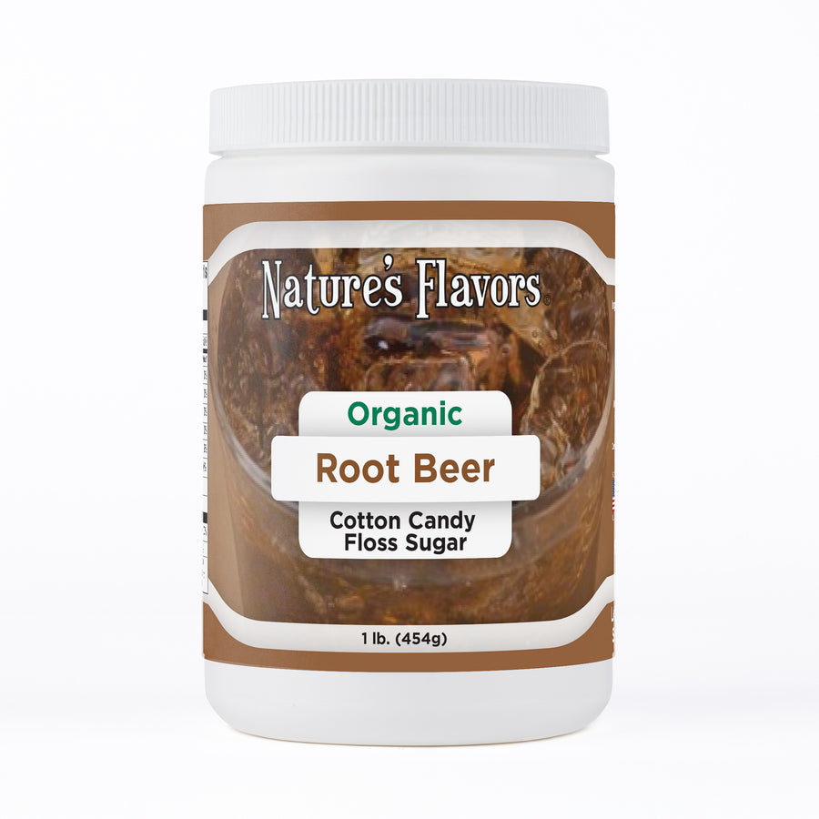 Root Beer Cotton Candy Floss Sugar, Organic