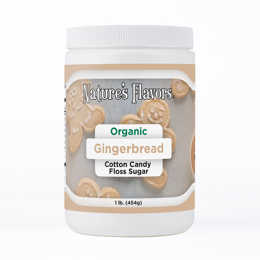 Gingerbread Cotton Candy Floss Sugar, Organic