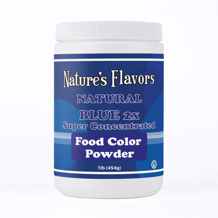 Blue Food Coloring Powder (Natural) 2x Fold Super Concentrated