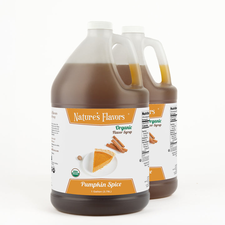2 - 1gal bottles of Organic Pumpkin Spice Flavor Syrup
