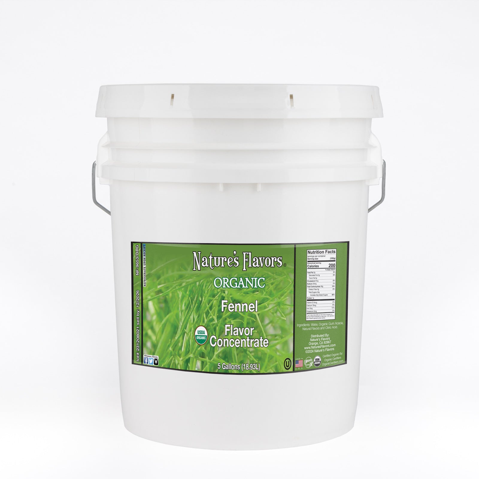 Fennel Flavor Concentrate, Organic – Nature's Flavors