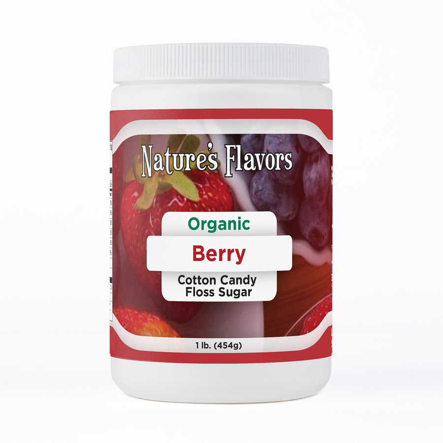 Organic Berry Cotton Candy Floss Sugar