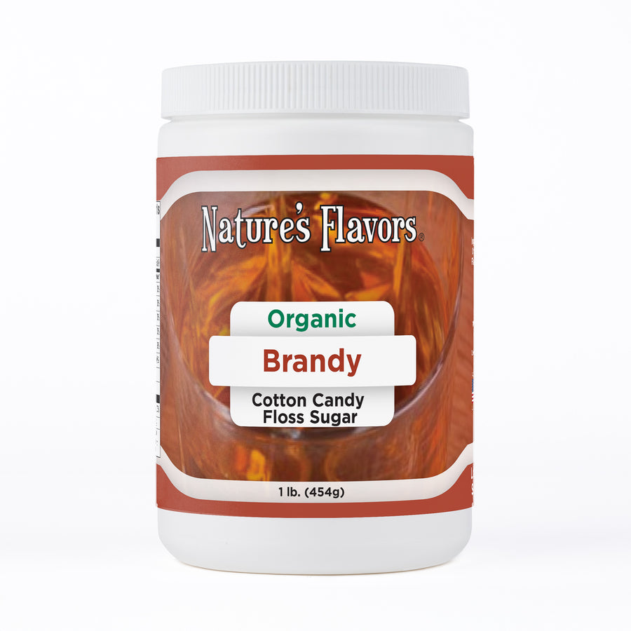 Brandy Flavored Cotton Candy Sugar (Organic)