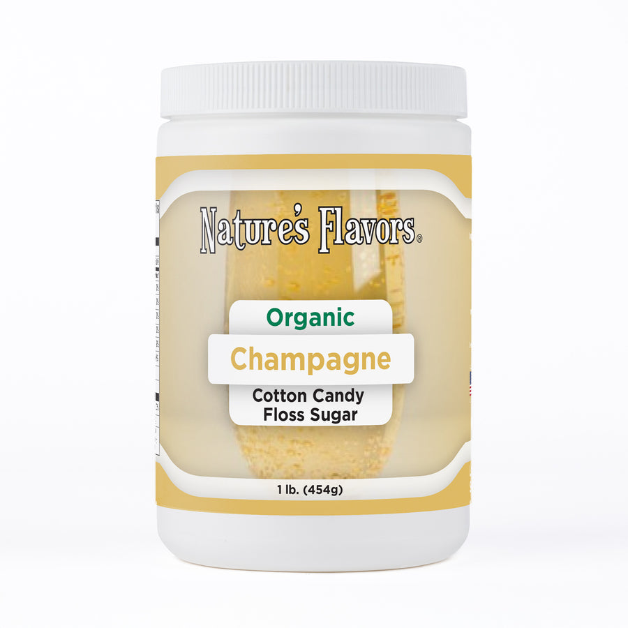 Organic Champagne Cotton Candy Floss Sugar