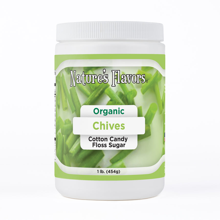 Organic Chives Cotton Candy Floss Sugar