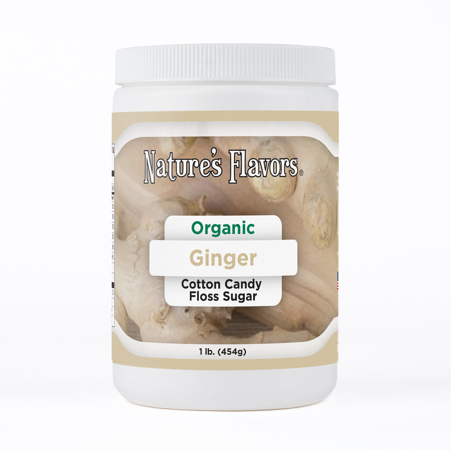 Organic Ginger Cotton Candy Floss Sugar