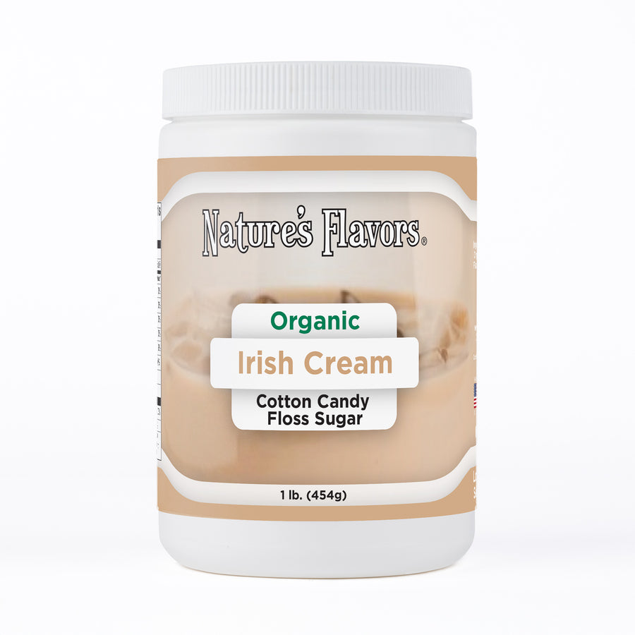 Organic Irish Cream Cotton Candy Floss Sugar