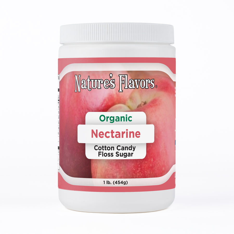 Organic Nectarine Cotton Candy Floss Sugar