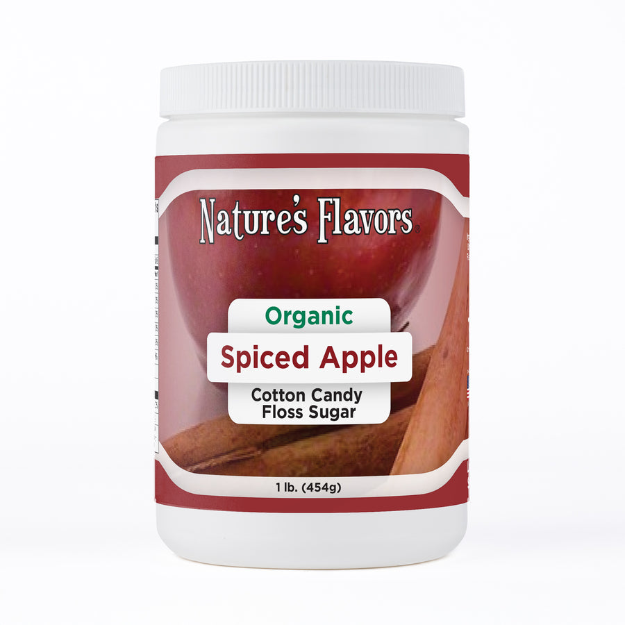 Organic Spiced Apple Cotton Candy Floss Sugar