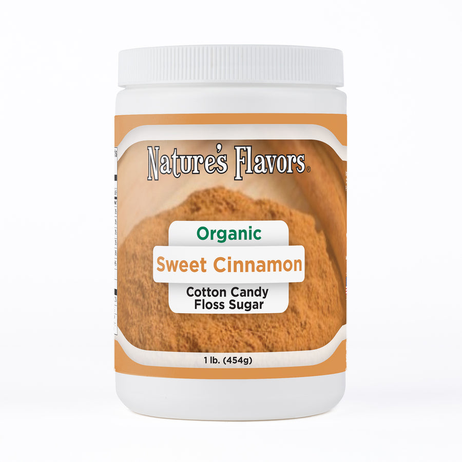 Organic Sweet Cinnamon Cotton Candy Floss Sugar