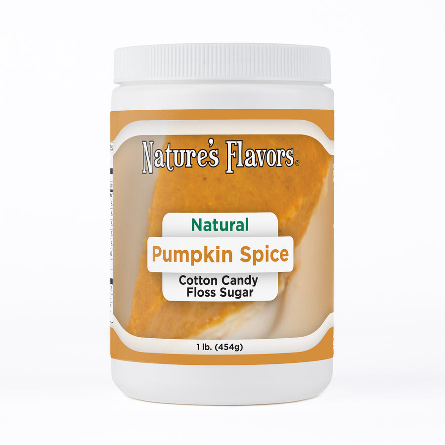 Pumpkin Spice Cotton Candy Floss Sugar