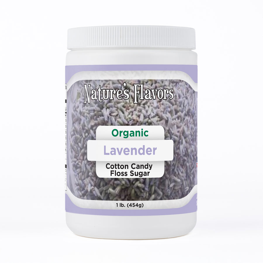 Lavender Cotton Candy Floss Sugar, Organic