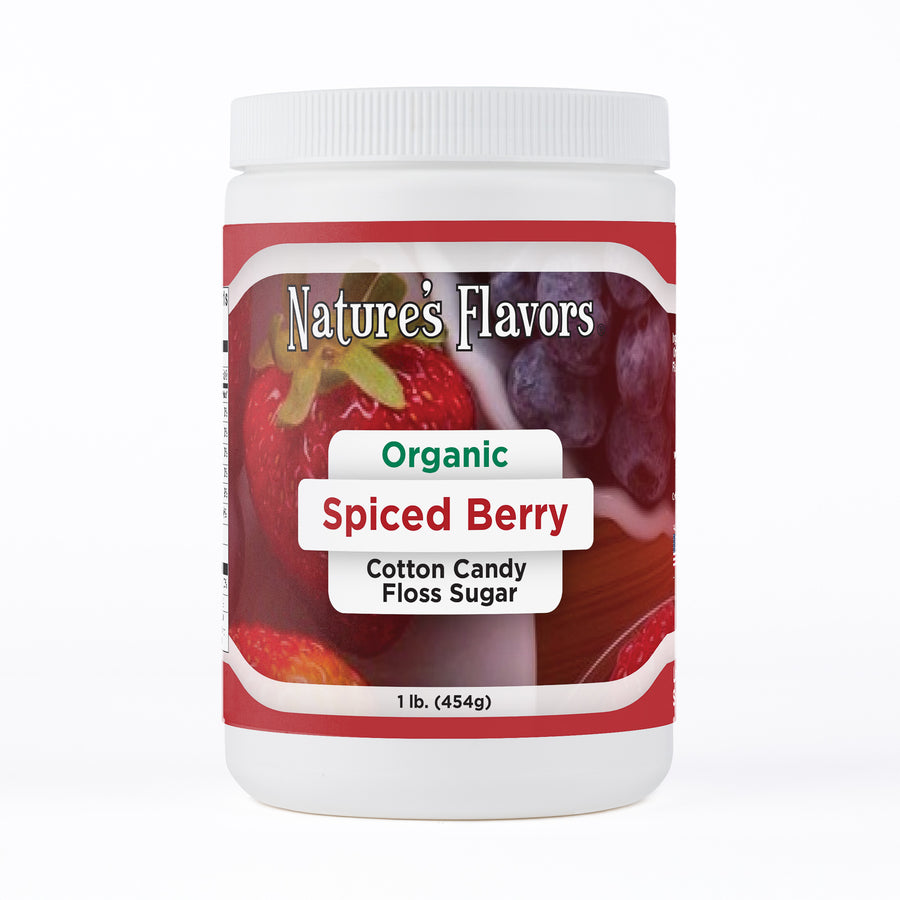 Organic Spiced Berry Cotton Candy Floss Sugar