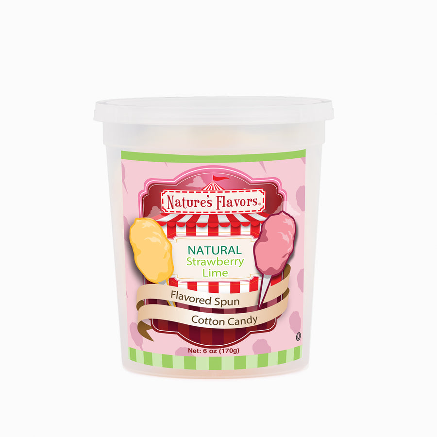 Strawberry Lime Cotton Candy (Ready to Eat)
