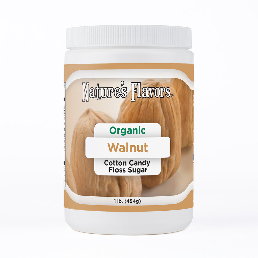 Organic Walnut Cotton Candy Floss Sugar
