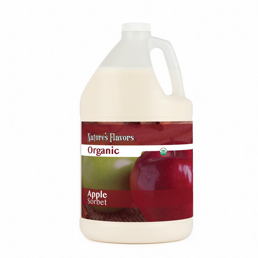 Organic Apple Flavored Sorbet Base, Kosher, Gluten Free, Vegan